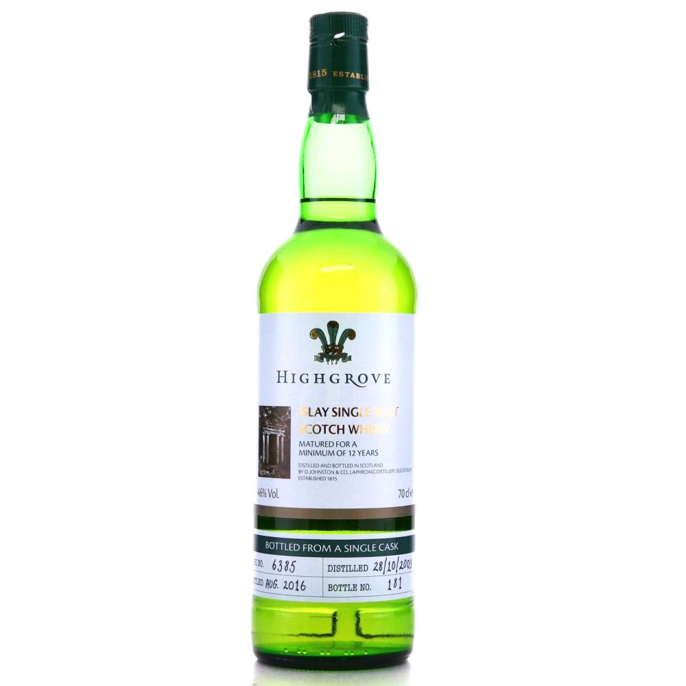 Laphroaig 2003 Highgrove Single Cask #6385