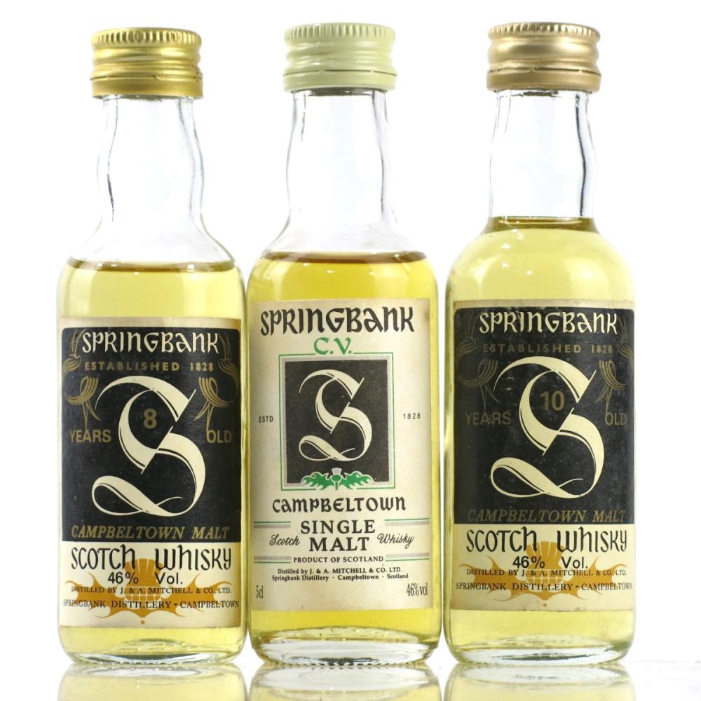 Springbank Miniature Selection x 3