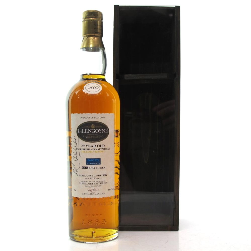 Glengoyne 29 Year Old Family Reserve / Scottish Open Dinner 2007