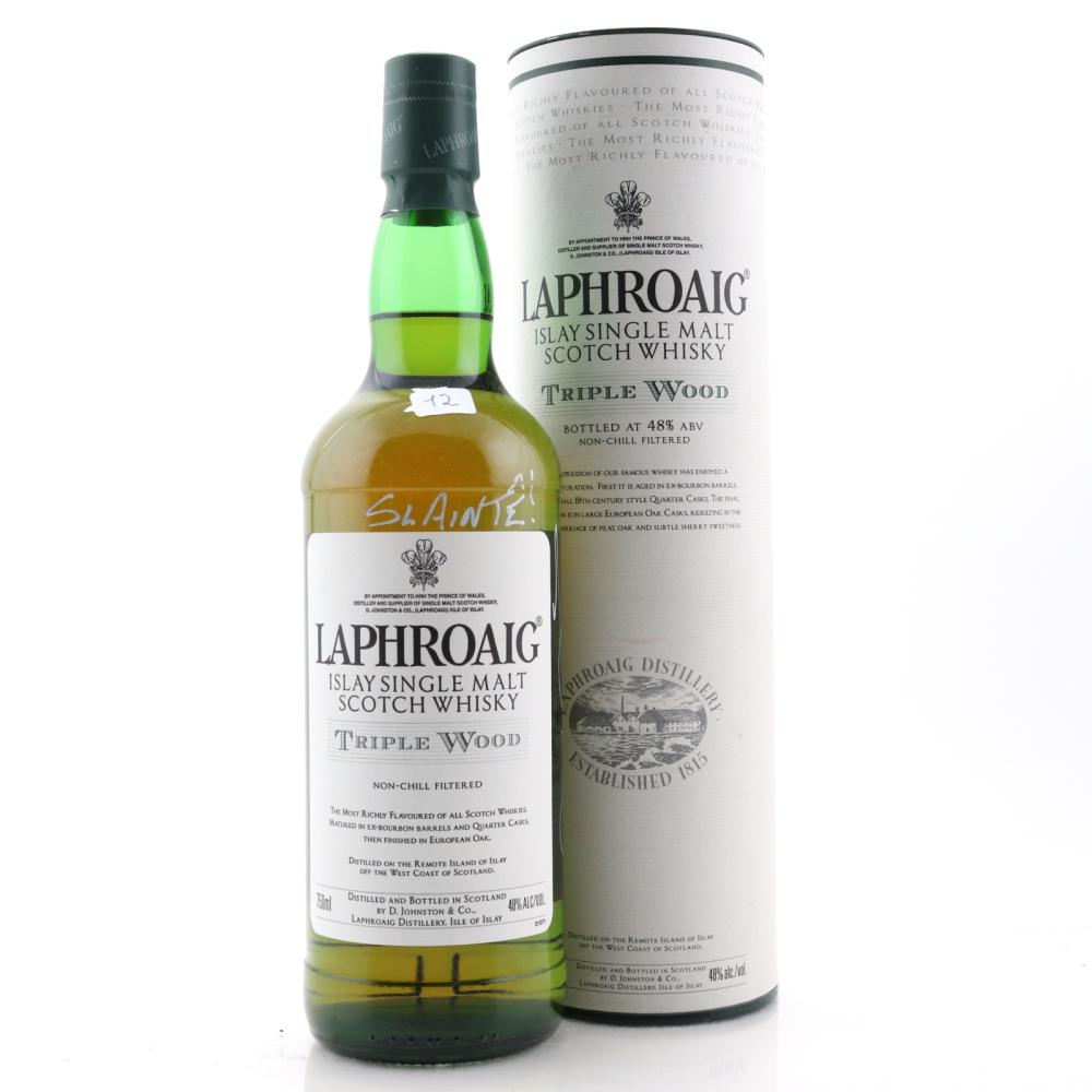 Laphroaig Triple Wood 75cl / US Import - Signed