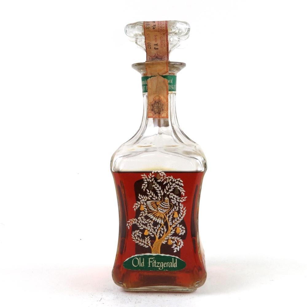 Old Fitzgerald 6 Year Old Golden Bough Decanter / Spring 1964 - Leaking