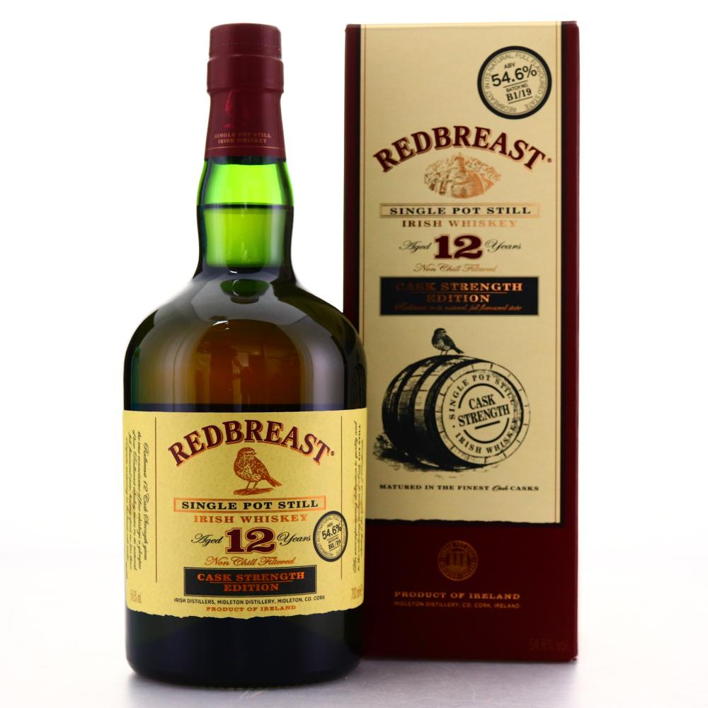 Redbreast 12 Year Old Cask Strength #B1/19 / Old Logo Box