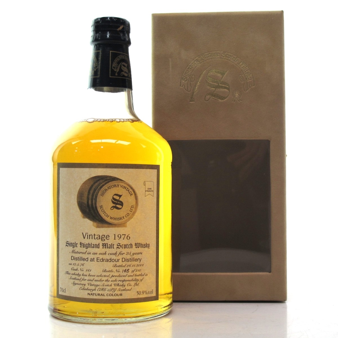 Edradour 1976 Signatory Vintage 25 Year Old Cask Strength