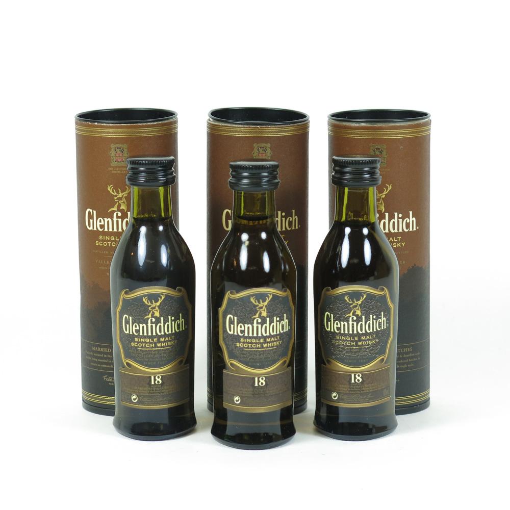 Glenfiddich 18 Year Old 3 x 5cl