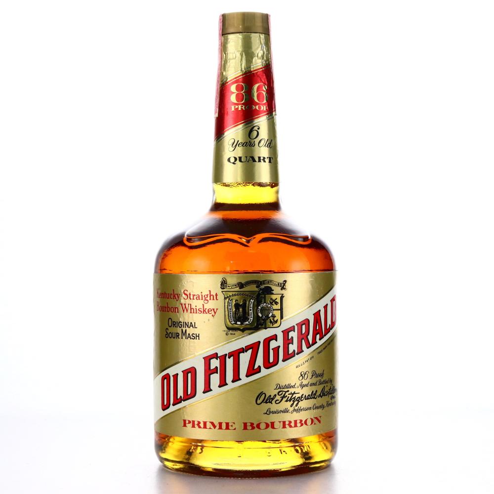 Old Fitzgerald 6 Year Old Prime Bourbon Quart 1970s / Stitzel-Weller