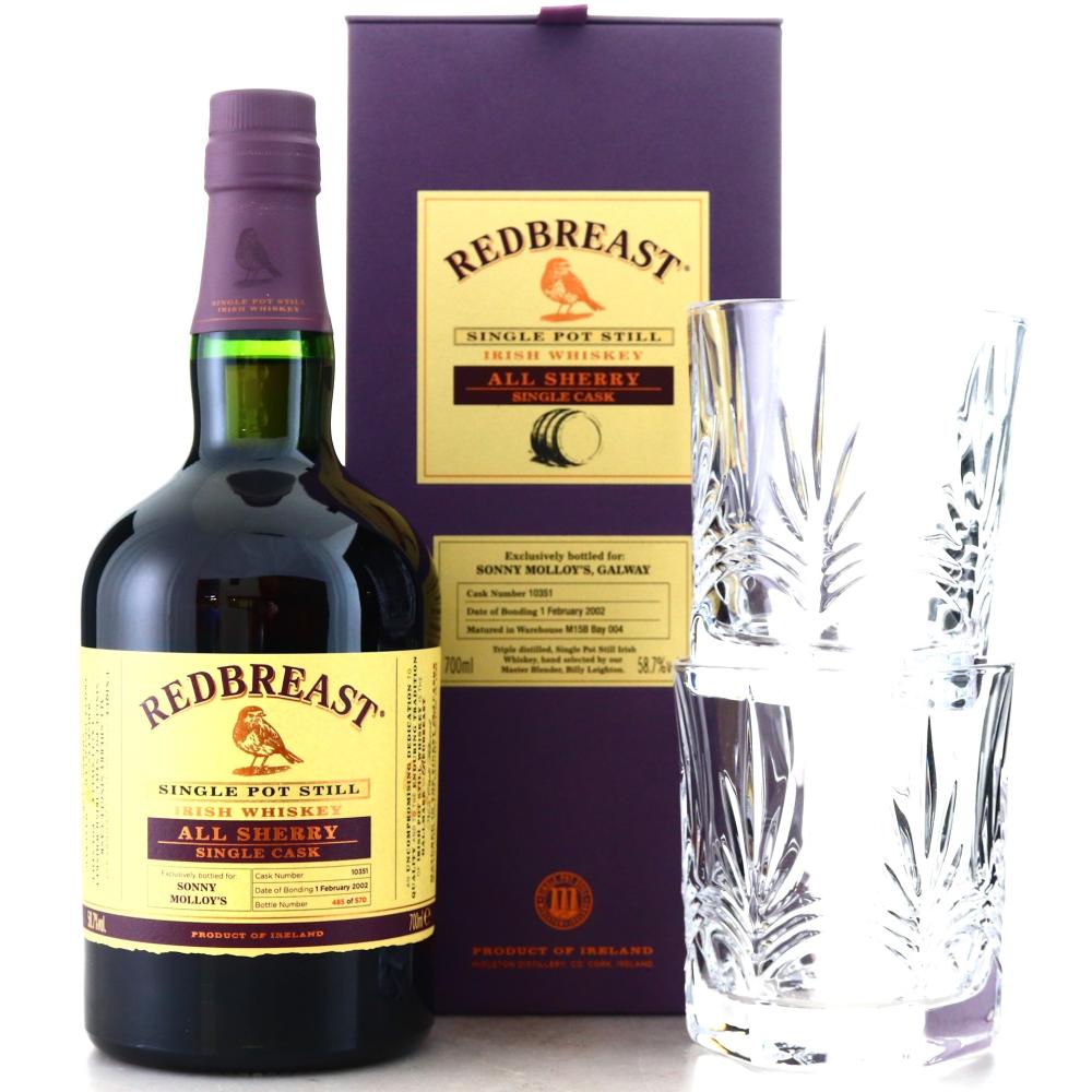 Redbreast 2002 Single Sherry Cask 16 Year Old #10351 / Sonny Molloy's