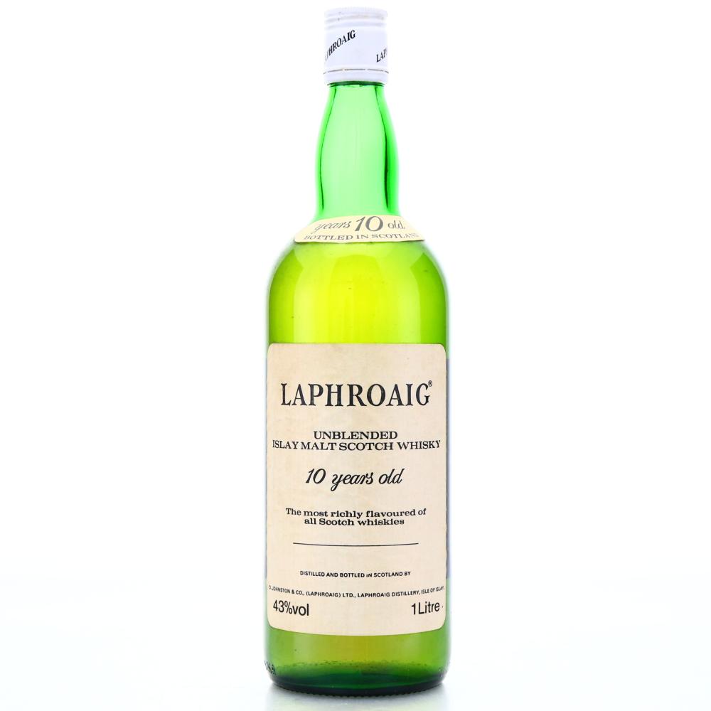 Laphroaig 10 Year Old 1 Litre early 1980s / Duty Free