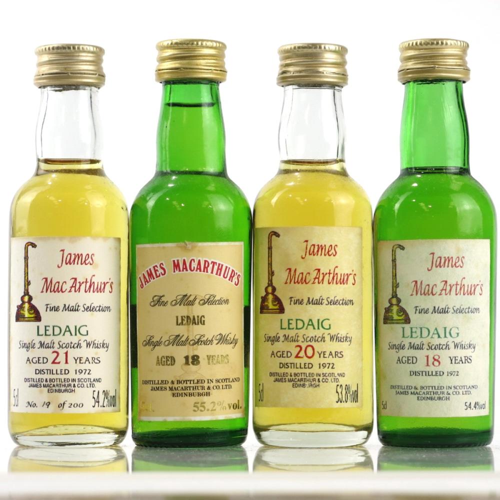 Ledaig James MacArhtur's Miniature Selection 4 x 5cl