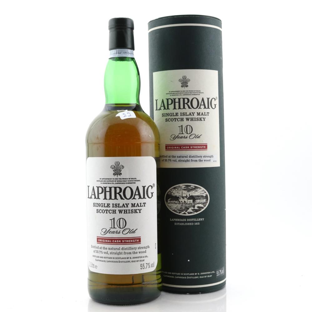 Laphroaig 10 Year Old Original Cask Strength 55.7% 75cl / US Import​