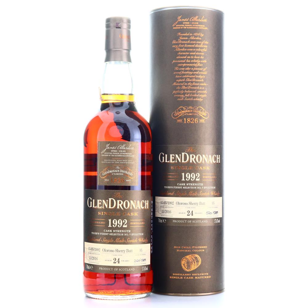 Glendronach 1992 Single Oloroso Cask 24 Year Old #95 / Tiger's Finest