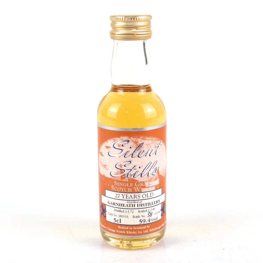 Garnheath 1972 Signatory Vintage 27 Year Old 5cl Miniature / Silent Stills