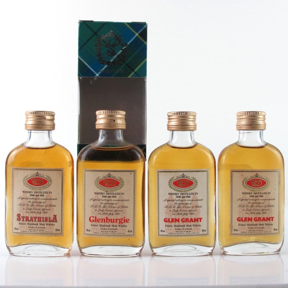 Royal Wedding Single Malt Miniature Collection 4 x 5cl