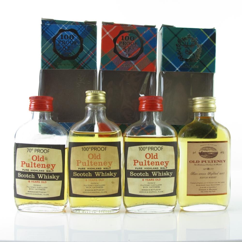 Old Pulteney Gordon and MacPhail Miniature Selection 4 x 5cl