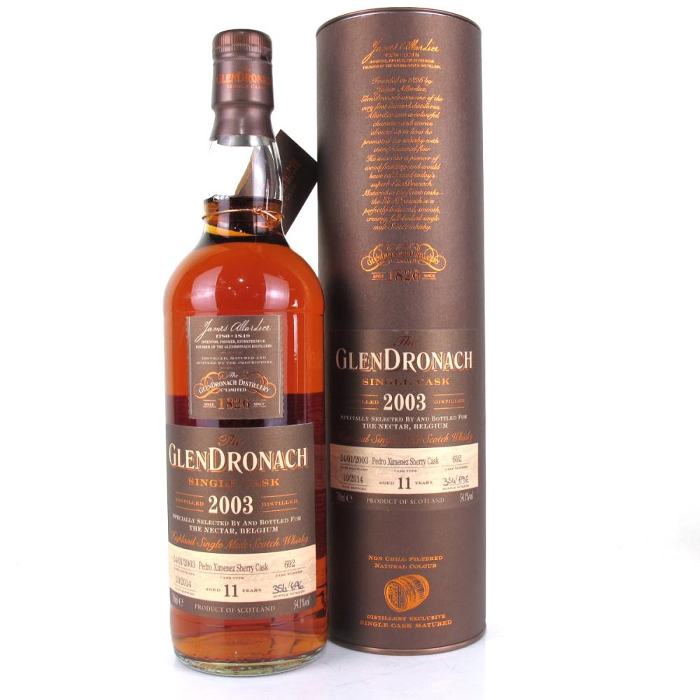Glendronach 2003 Single Cask 11 Year Old #692 / The Nectar Belgium