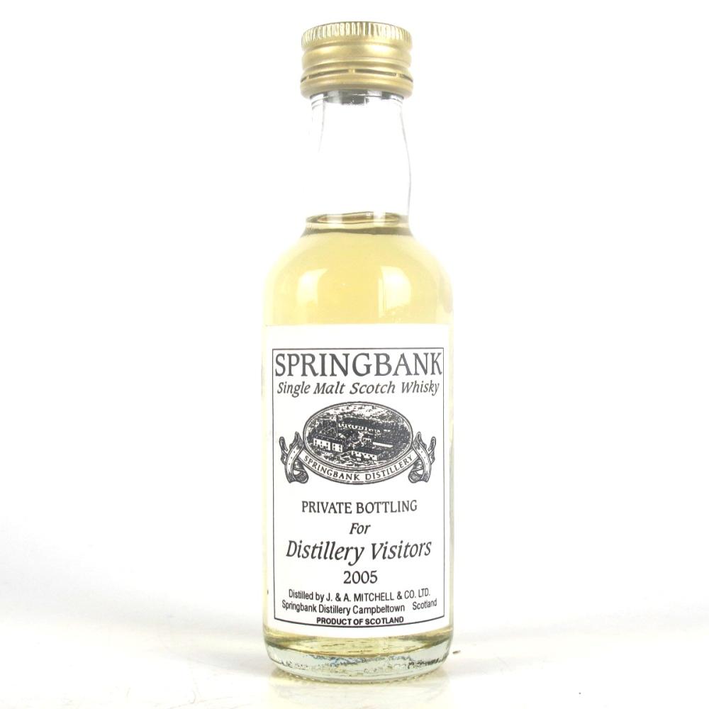 Springbank Private Bottling for Distillery Visitors 2005 Miniature 5cl