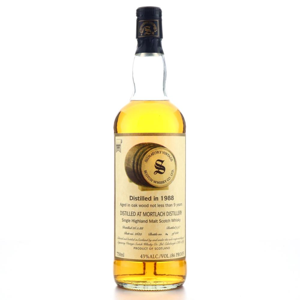 Mortlach 1988 Signatory Vintage 9 Year Old 75cl / US Import