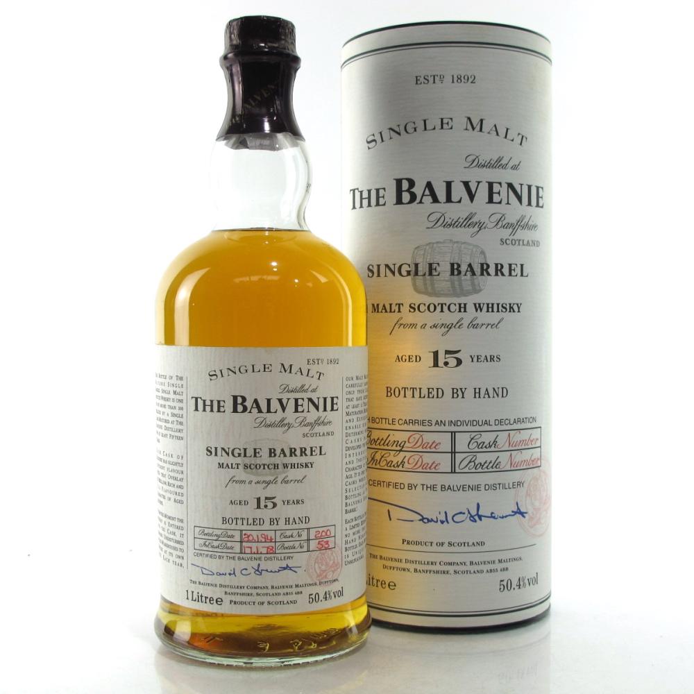 Balvenie 1978 Single Barrel 15 Year Old #200 1 Litre