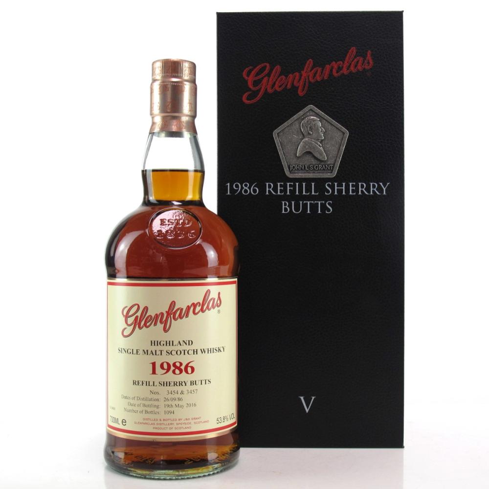 Glenfarclas 1986 Refill Sherry Butts / Collector Series V