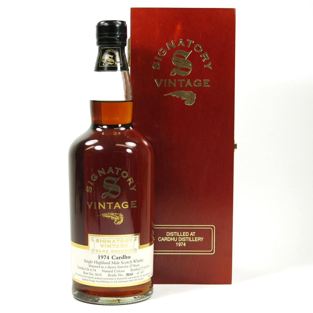 Cardhu 1974 Signatory Vintage 27 Year Old