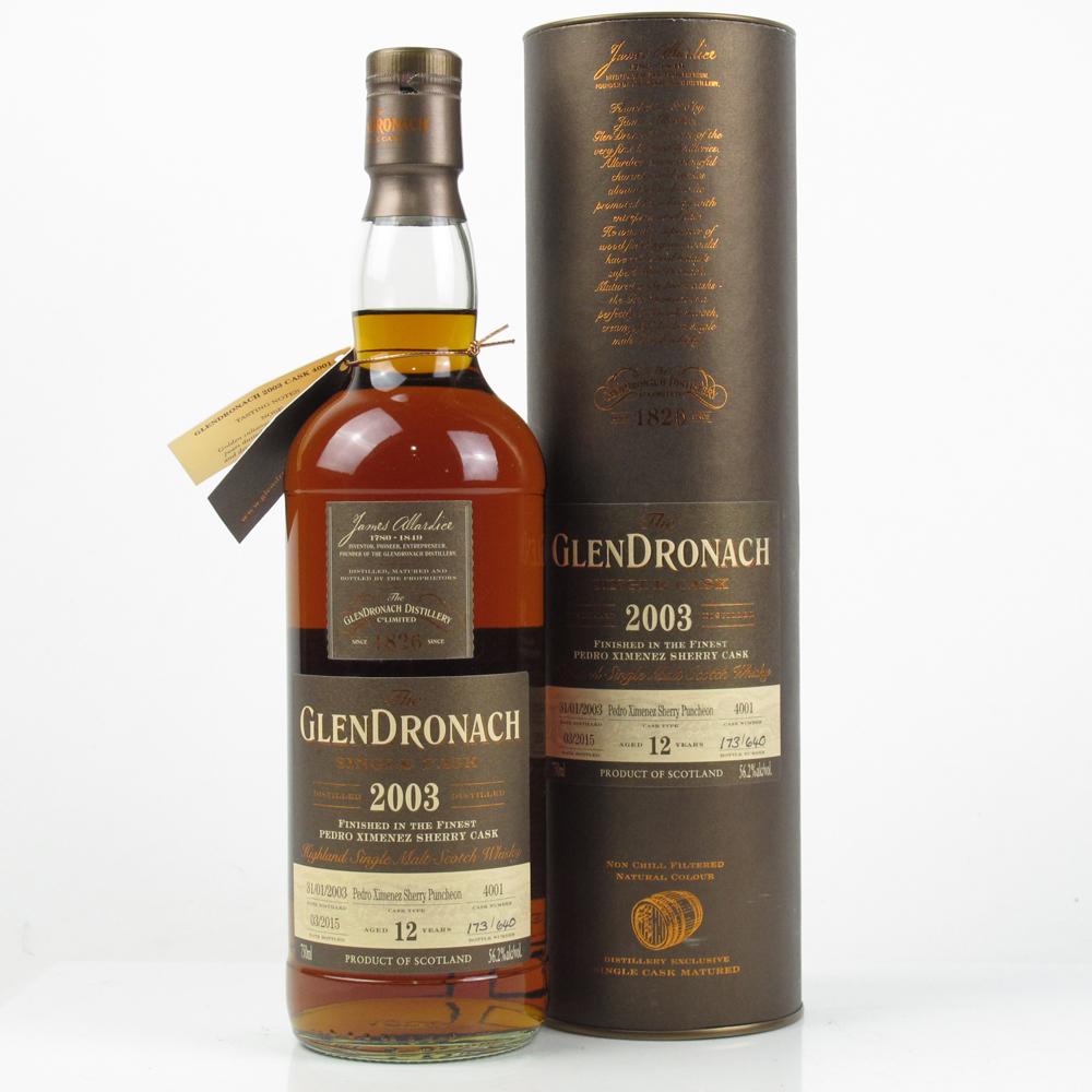 Glendronach  2003 Single Cask 12 Year Old #4001 75cl / US Import