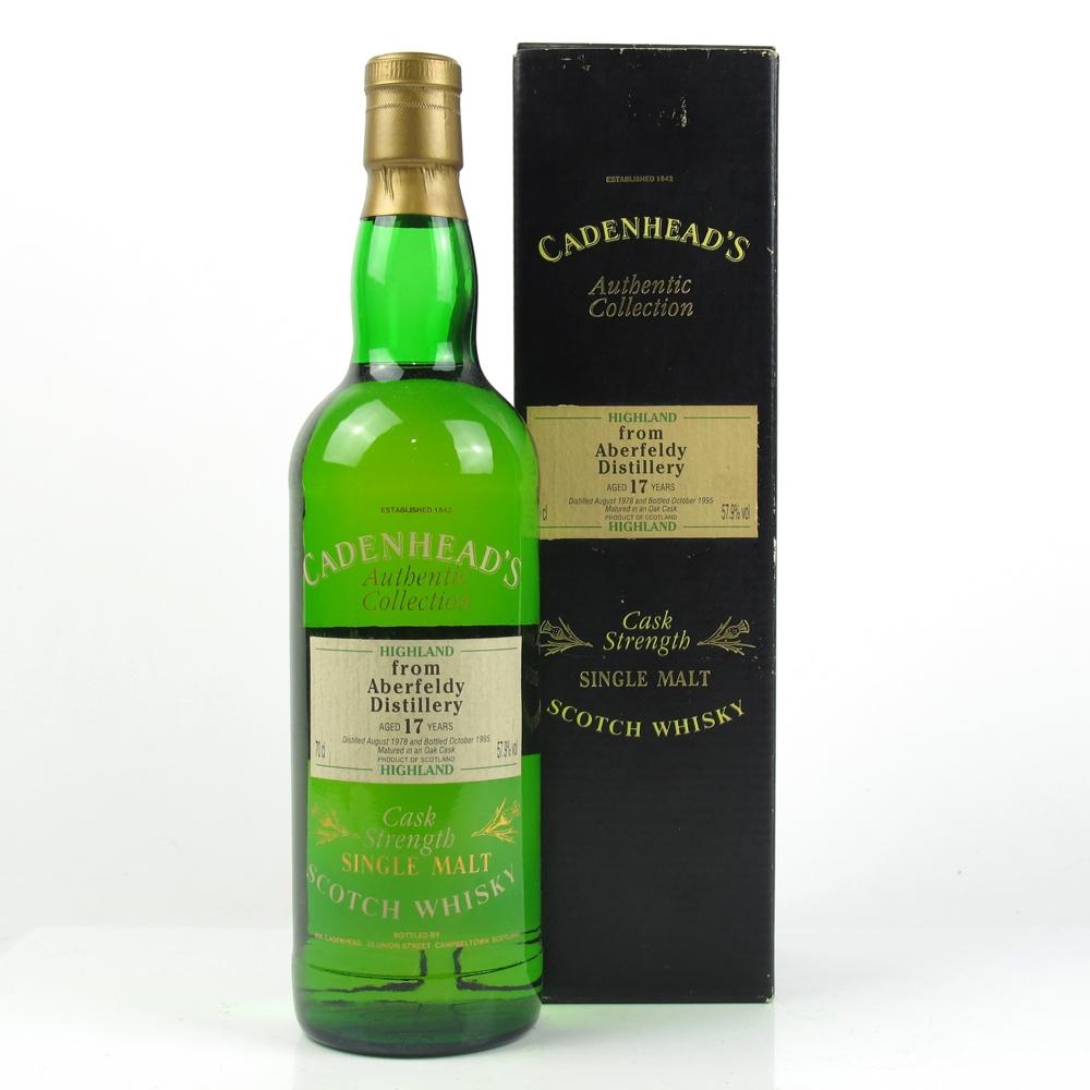 Aberfeldy 1978 Cadenhead's 17 Year Old
