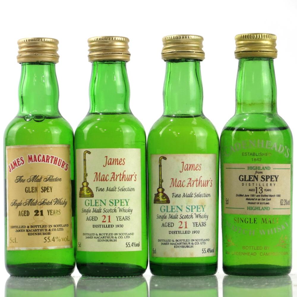 Glen Spey Miniatures 4 x 5cl