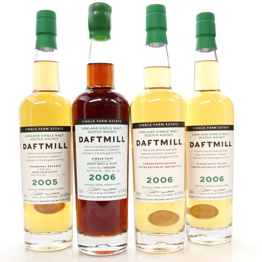 Daftmill Inaugural Release, Winter Batch, Summer Batch & Sherry Cask / 4 x 70cl