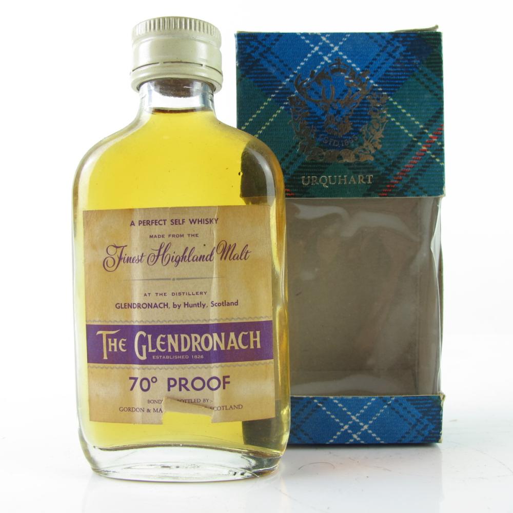 Glendronach Gordon and MacPhail 70° Proof Miniature 1960/70s