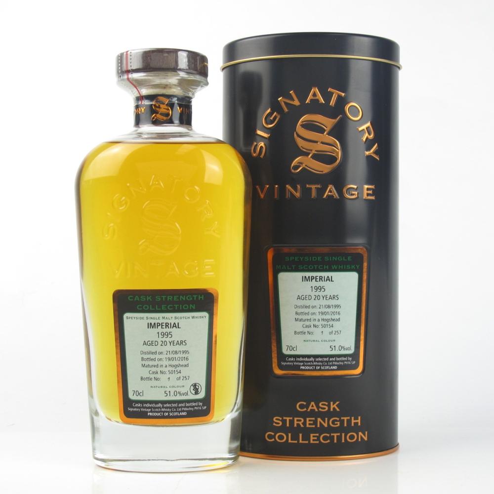 Imperial 1995 Signatory Vintage 20 Year Old / Bottle #1
