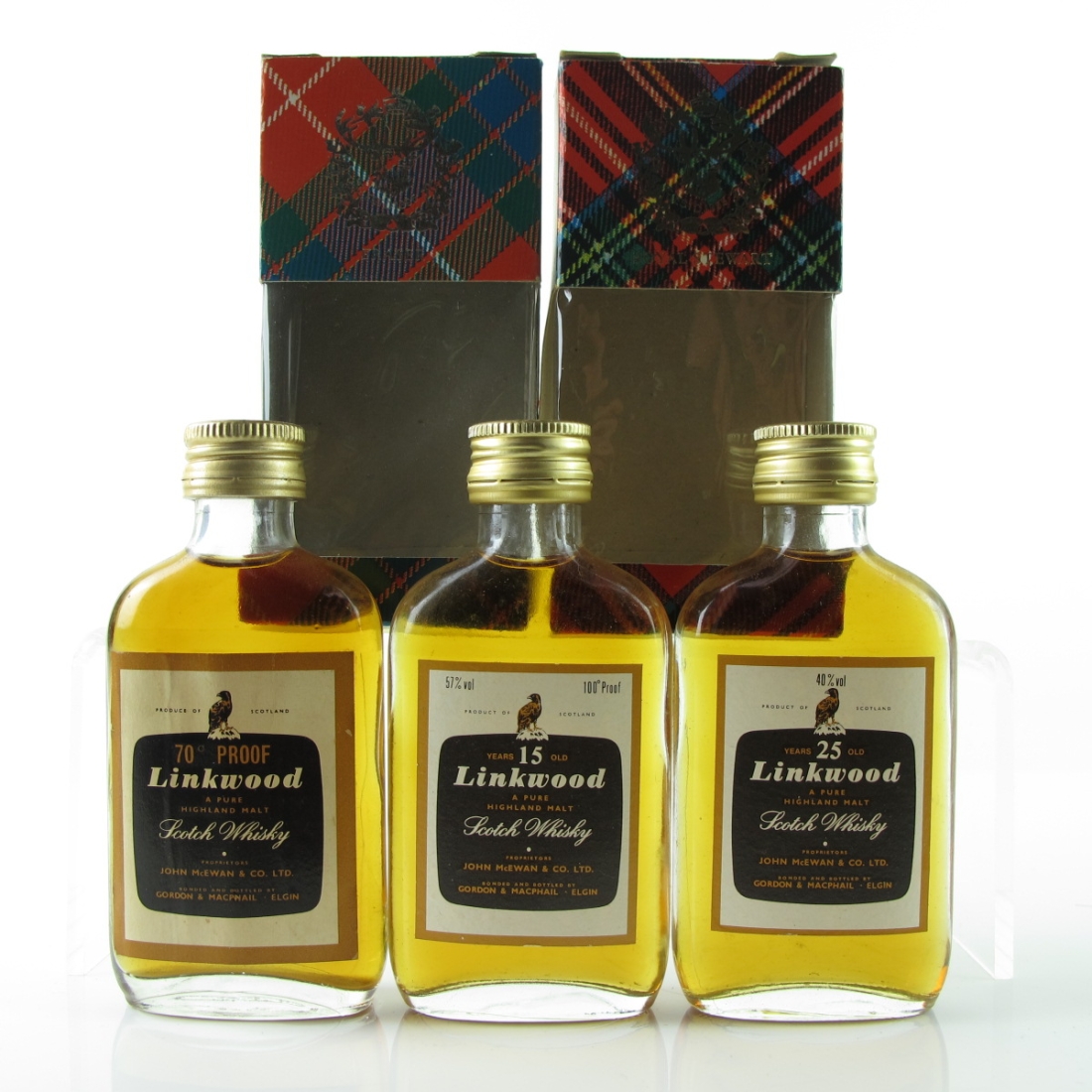Linkwood Miniatures Selection 3 x 5cl / Including 25 Year Old