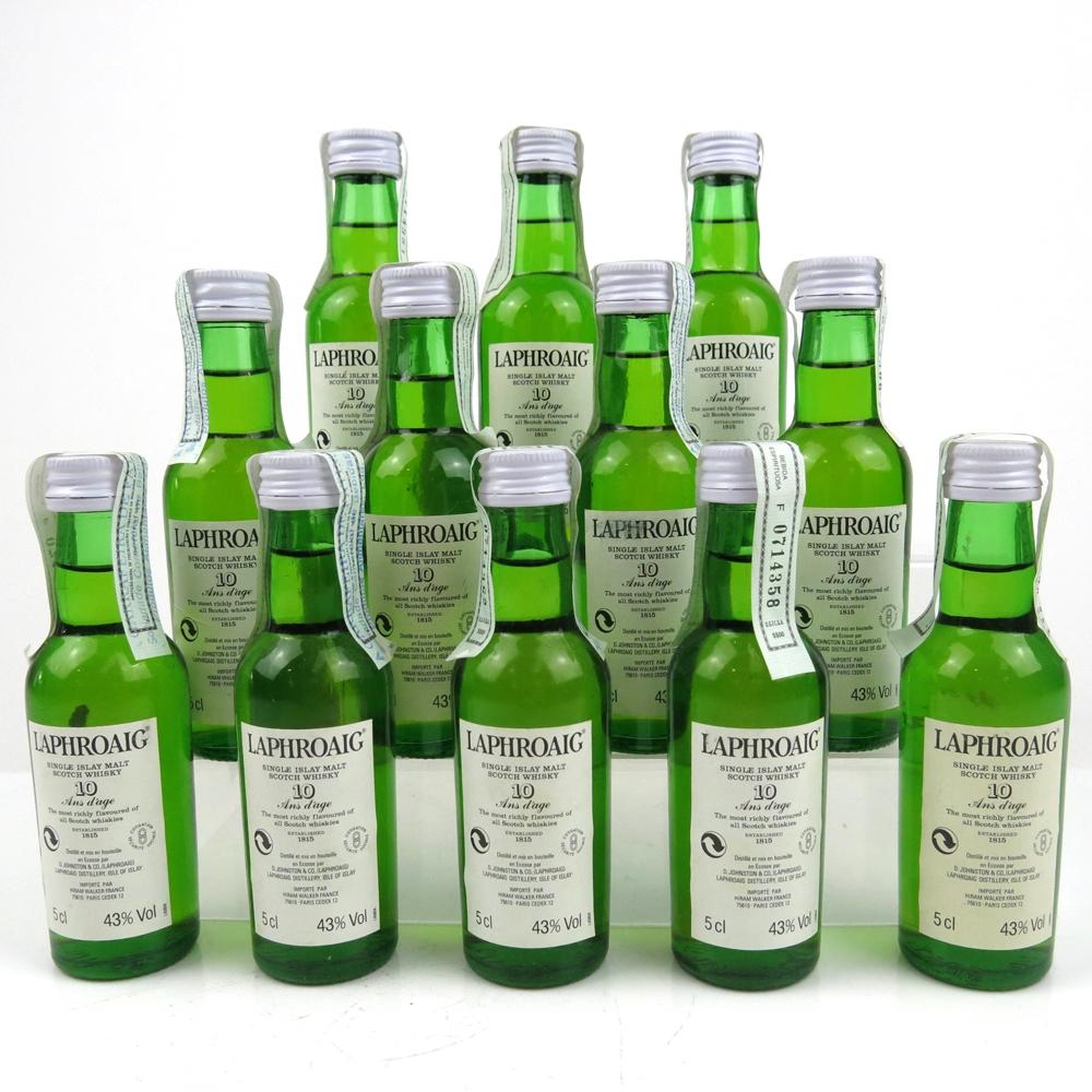 Laphroaig 10 Year Old Minatures 12 x 5cl