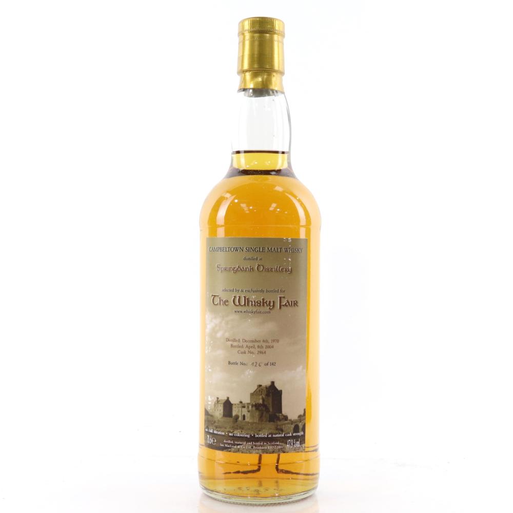 Springbank 1970 Whisky Fair