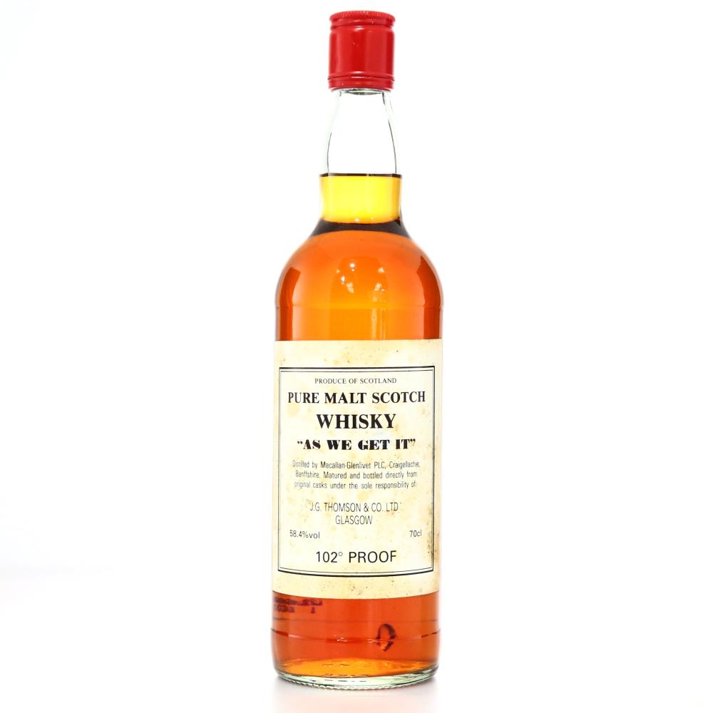 Macallan As We Get It 102 Proof 
