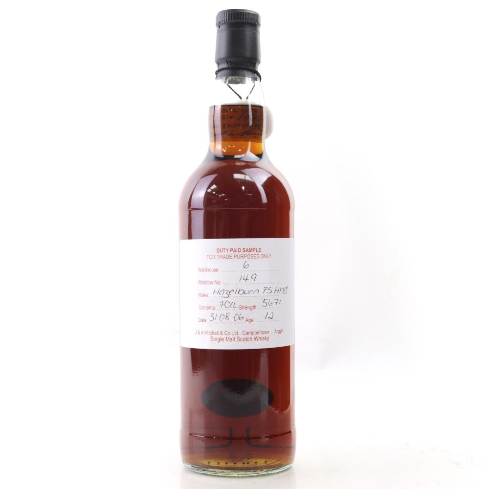 Hazelburn 2006 Duty Paid Sample 12 Year Old / Fresh Sherry Hogshead