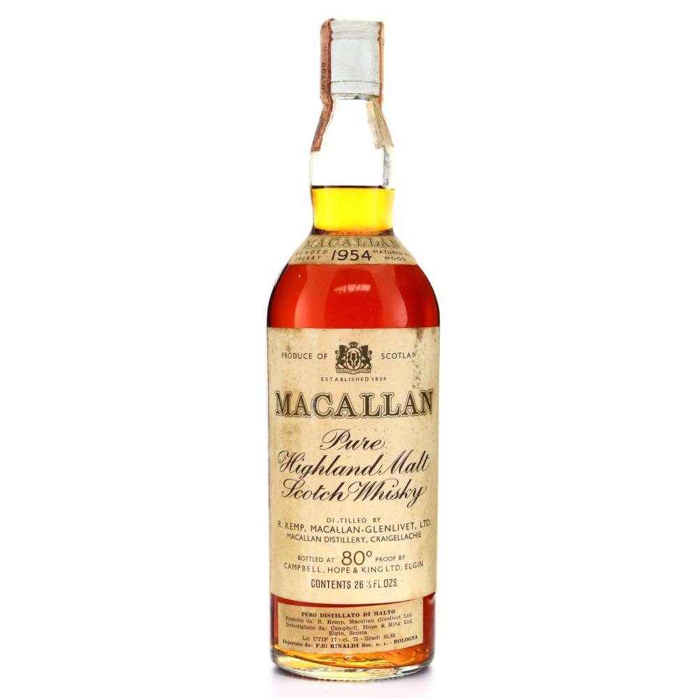 Macallan 1954 Campbell, Hope and King​ 80 Proof / Rinaldi Import