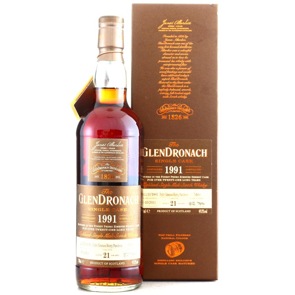 Glendronach 1991 Single PX Cask 21 Year Old #5409