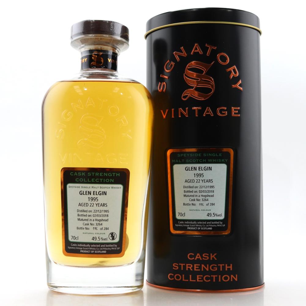 Glen Elgin 1995 Signatory Vintage 22 Year Old Cask Strength