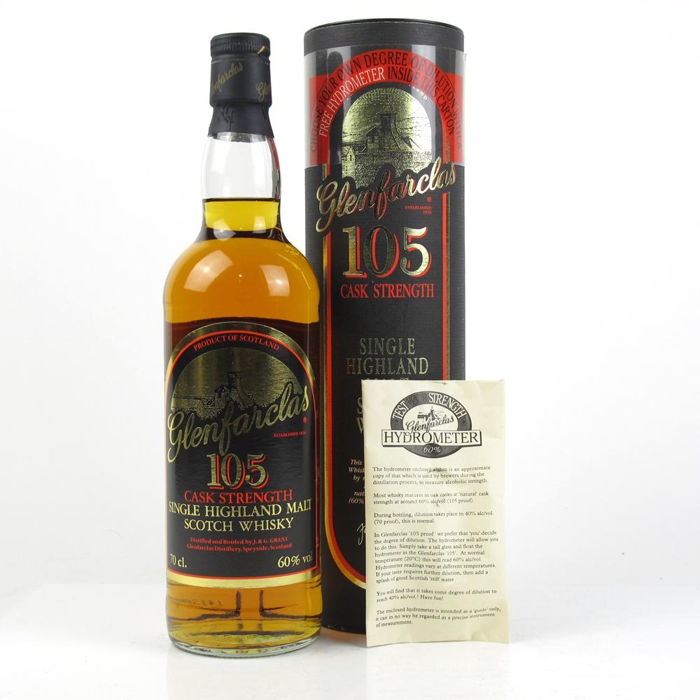 Glenfarclas 105 Cask Strength 1990s Free Hydrometer