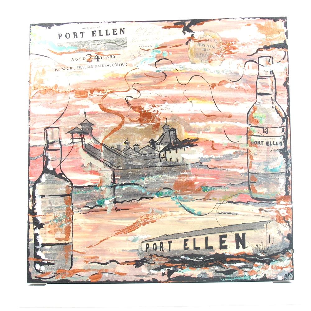 Port Ellen Canvas by Monique Tromp / Signed