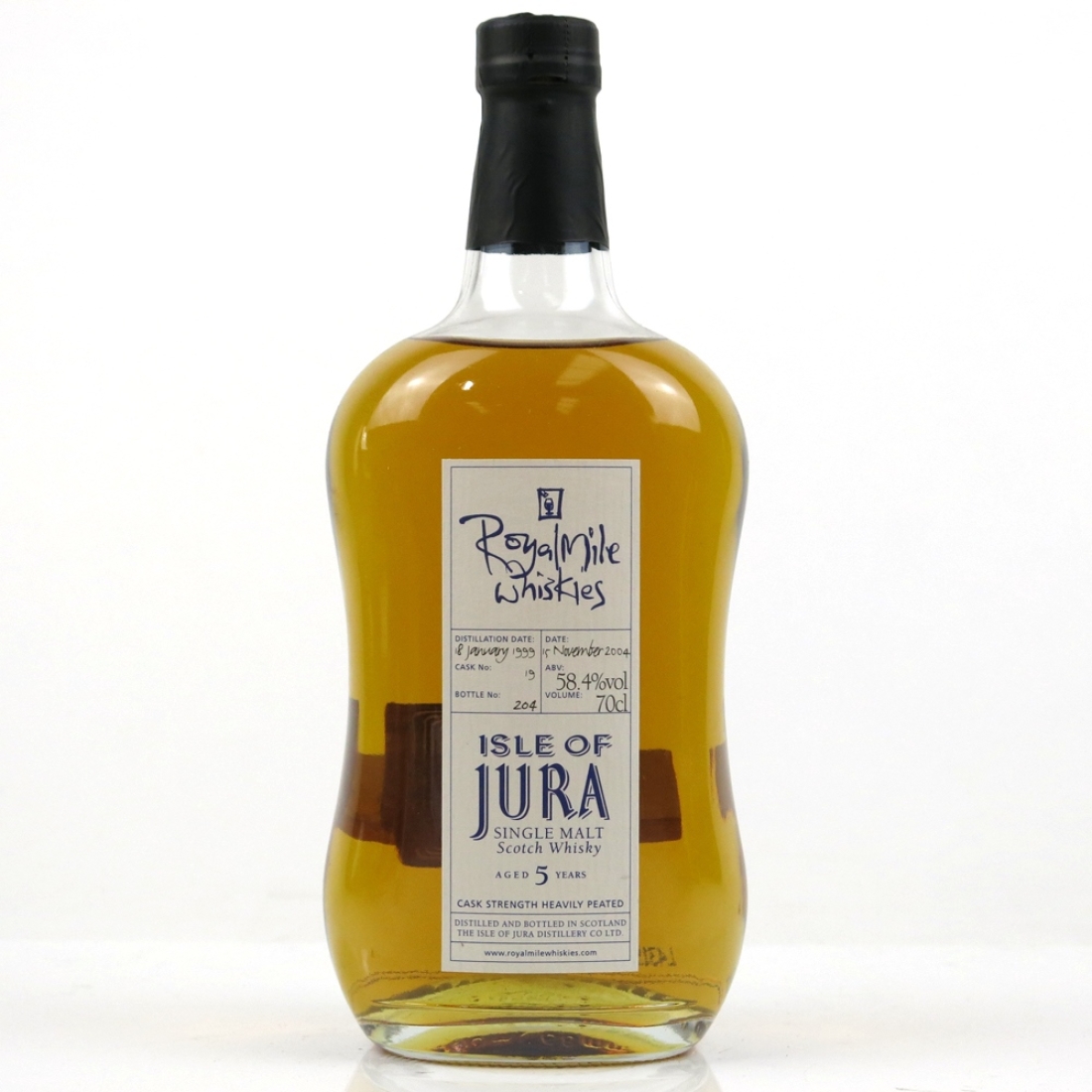Jura 1999 Royal Mile Whiskies Heavily Peated 