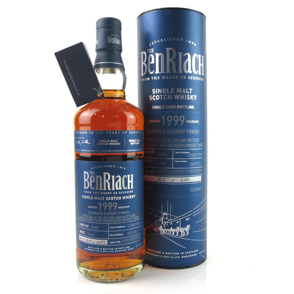 Benriach 1999 Single Cask 16 Year Old Oloroso Sherry Finish #8686