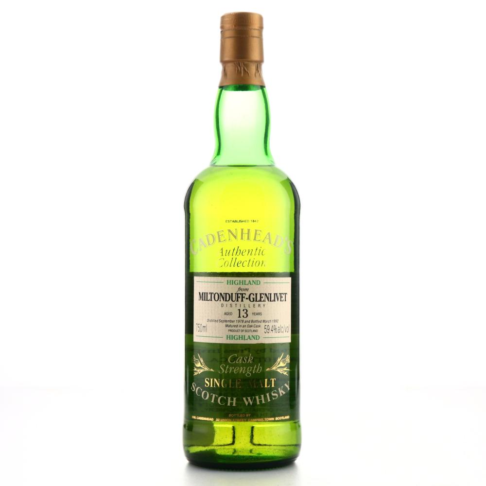 Miltonduff 1978 Cadenhead's 13 Year Old 75cl / US Import
