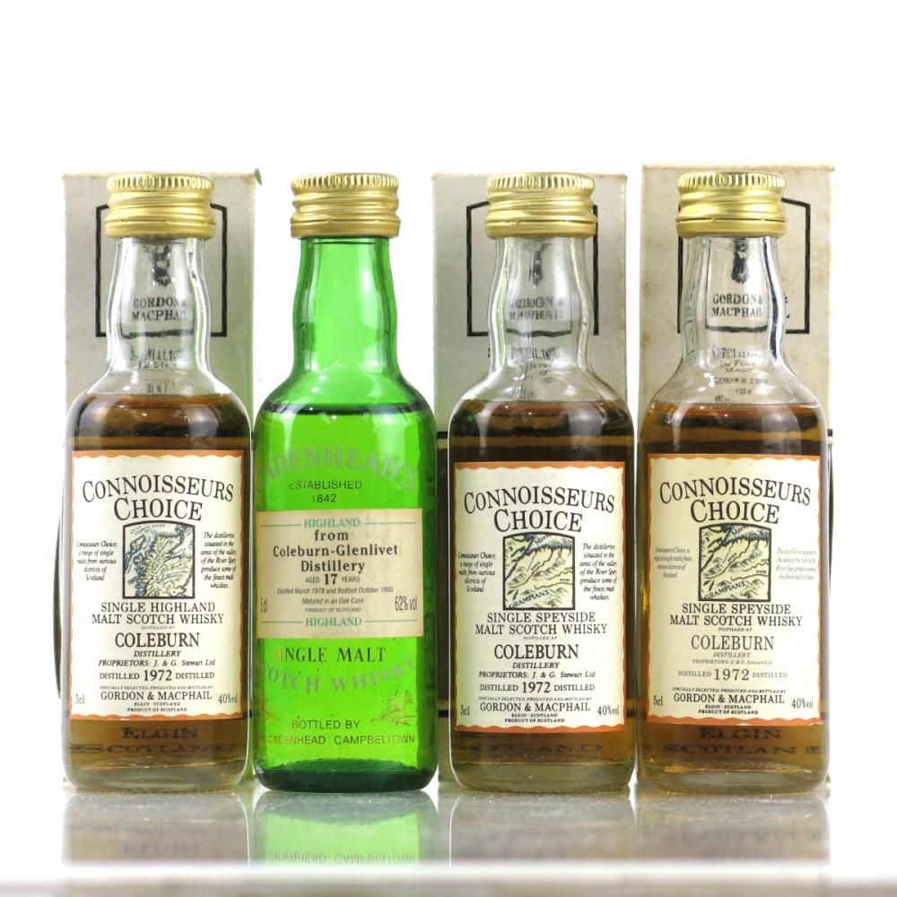 Coleburn Miniature Selection 4 x 5cl