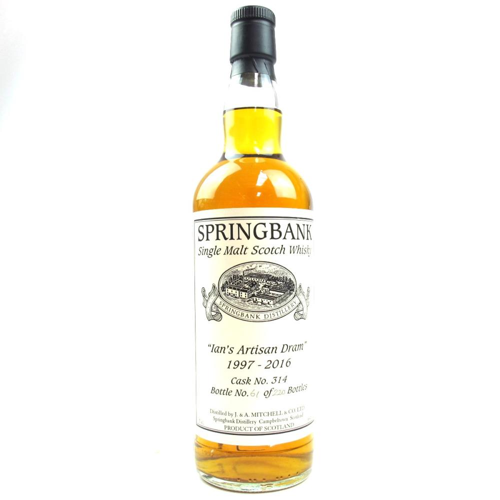 Springbank 1997 Single Cask 19 Year Old / Ian's Artisan Dram