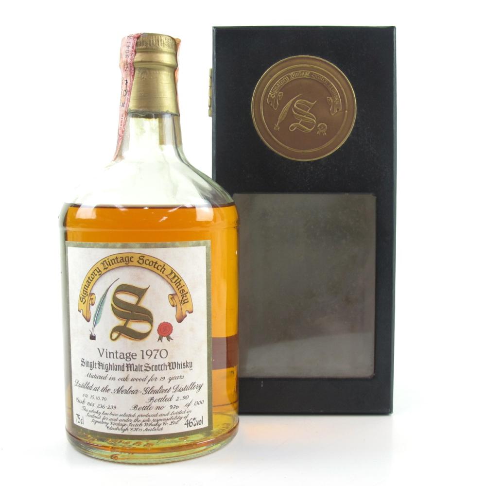Aberlour 1970 Signatory Vintage 19 Year Old