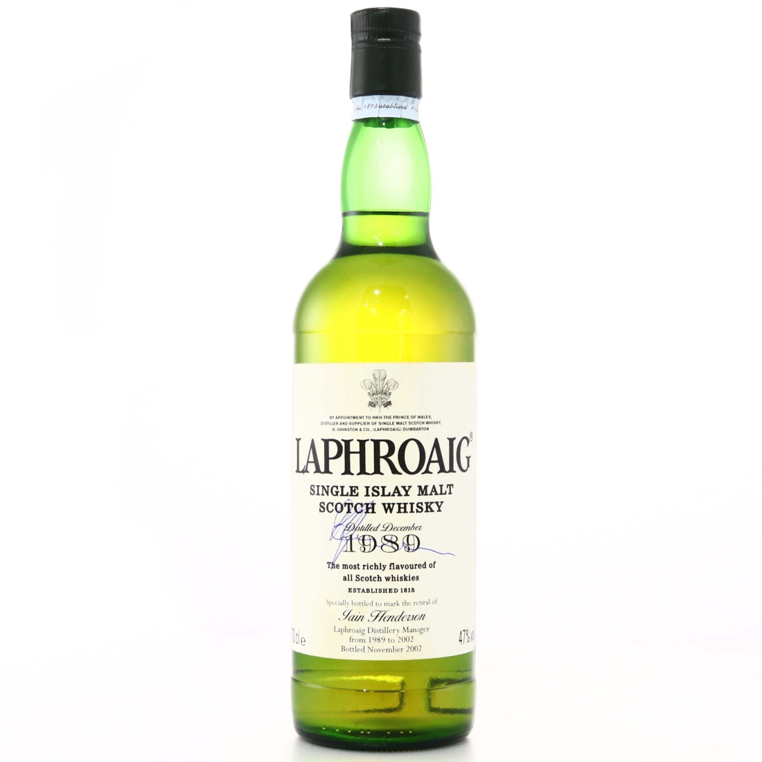 Laphroaig 1989 Iain Henderson Retirement