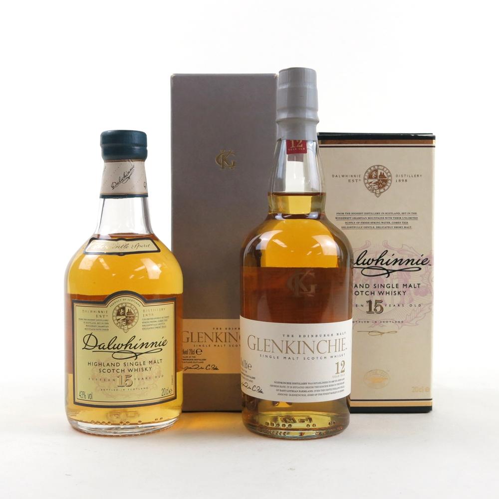 Glenkinchie 12 Year Old and Dalwhinnie 15 Year Old 2 x 20cl
