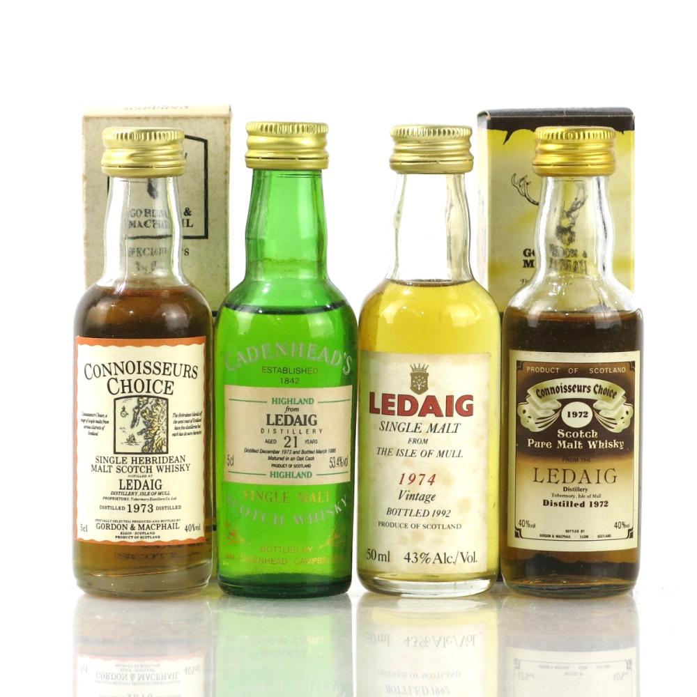 Ledaig Miniature Selection x 4