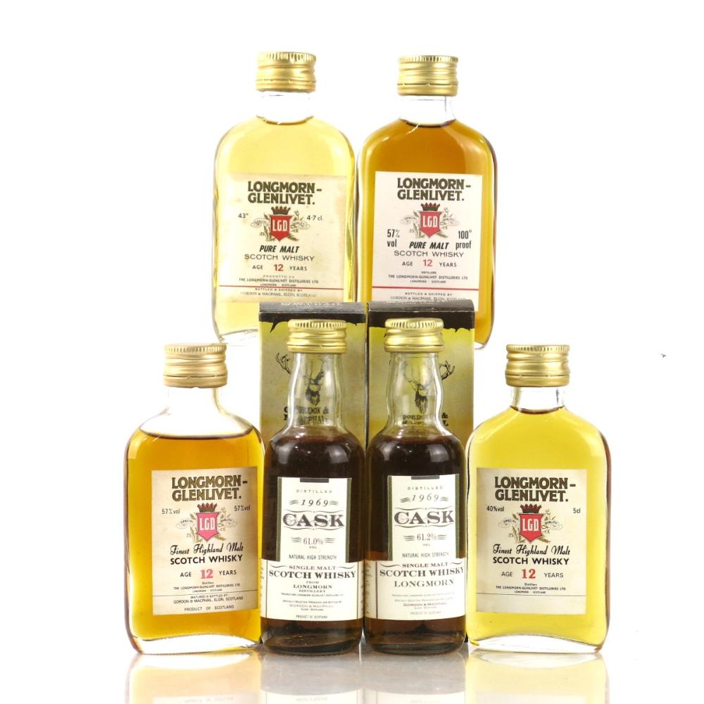 Longmorn Gordon and MacPhail Miniatures x 6