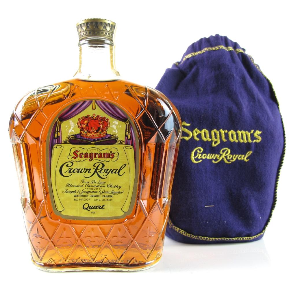 Seagram's Crown  1964年製 VINTAGE 1964 COLLECTOR BOTTLE “SEAGRAM CROWN ROYAL” 4/5 QT